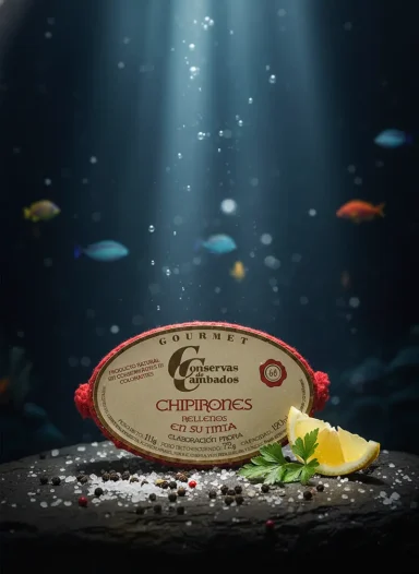 LATA DE CHIPIRONES EN SU TINTA