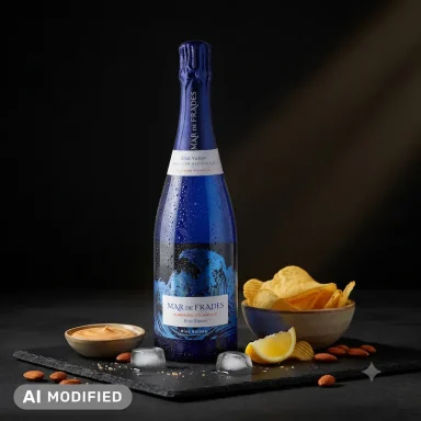 Mar de Frades - Sal Galega | Mercado del Grao Vino espumoso Mar de Frades Brut Nature en Sal Galega Puesto 4 Mercado del Grao.