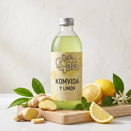 Kombucha Jengibre y Limón