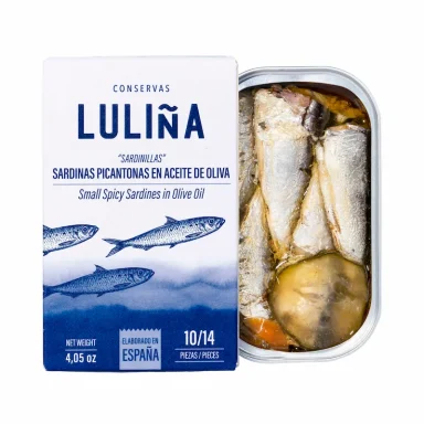 Sardinas en Aceite - Sal Galega | Mercado del Grao Sardinas en aceite de oliva de Conservas Luliña en Sal Galega, Mercado del Grao de Valencia.