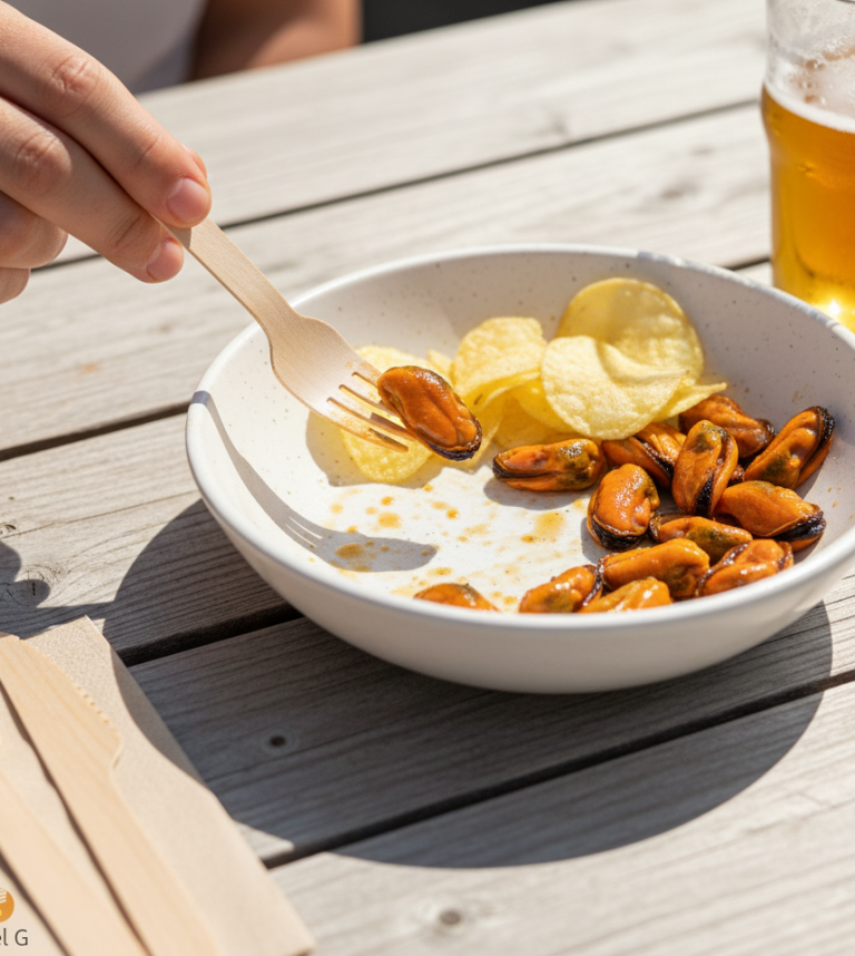 Papas con mejillones Rías Baixas