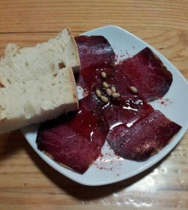 Ración de Cecina vaca gallega
