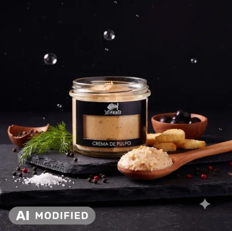 Paté Pulpo - Sal Galega | Mercado del Grao Paté de pulpo en Sal Galega Puesto 4 Mercado del Grao Valencia.